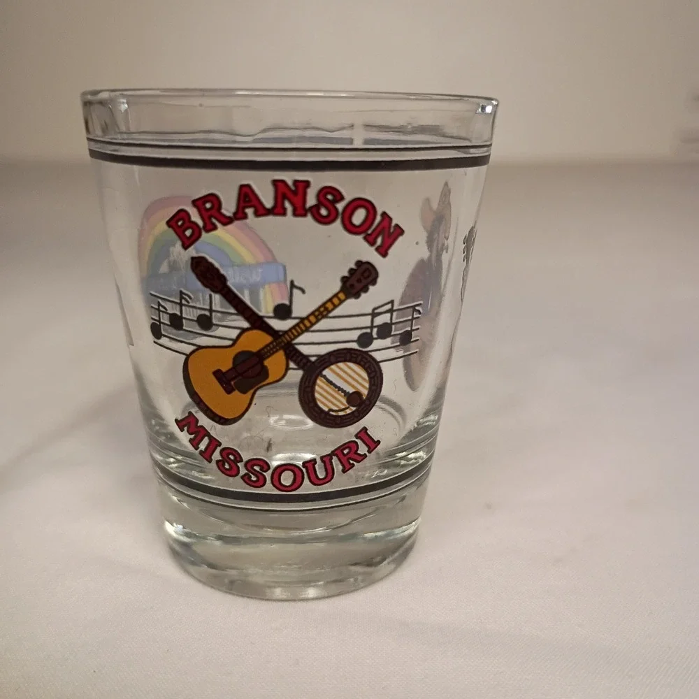 Branson Missouri Shot Glass Souvenir Waltzing‎ Waters